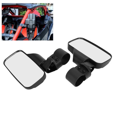 2PCS UTV ATV Side Rearview Mirrors Adjustable For RZR All Year Models Except 170
