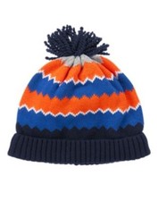 GYMBOREE ARCTIC EXPLORER CHEVRON STRIPE POM SWEATER BEANIE HAT 12 24 2 3 4 5 NWT