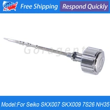 For Seiko SKX007 SKX009 7S26 NH35 NH36 4R36 6R15 NE15 Movement Watch Crown &Stem