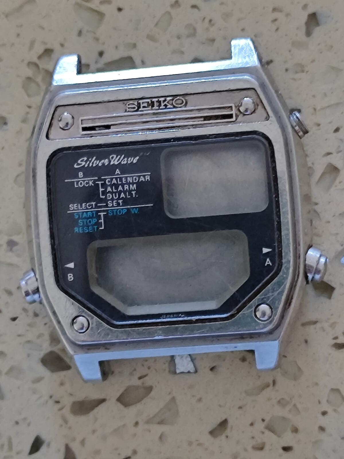 Vintage SEIKO  H239-5040 Digital & Analog   Part Case & back