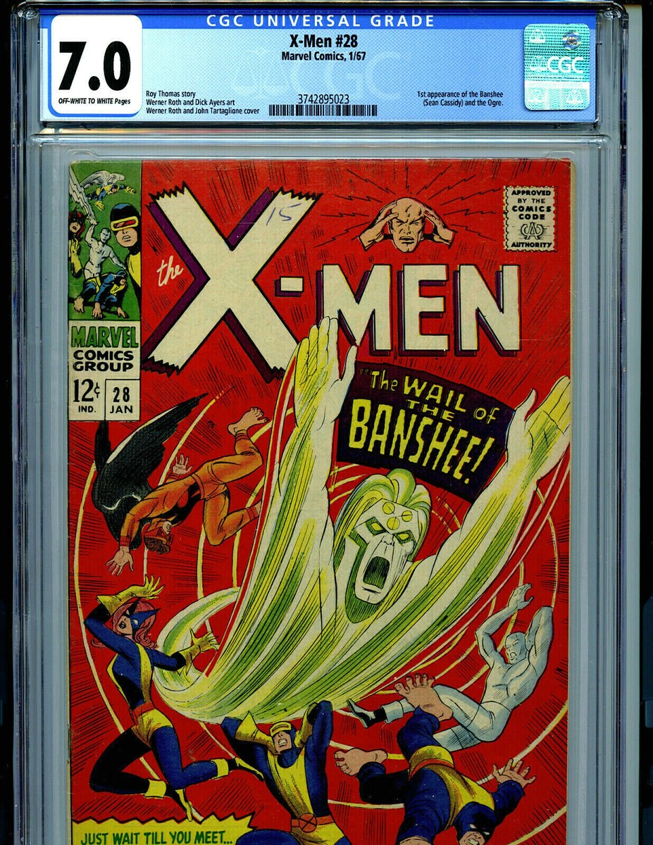 Uncanny X-Men #28 CGC 7.0 1967 Marvel 1st Banshee Amricons