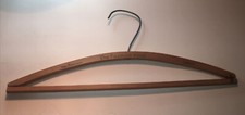 RARE Antique THE FAIRMONT HOTEL Wooden Hanger SAN FRANCISCO California WOOD Coat