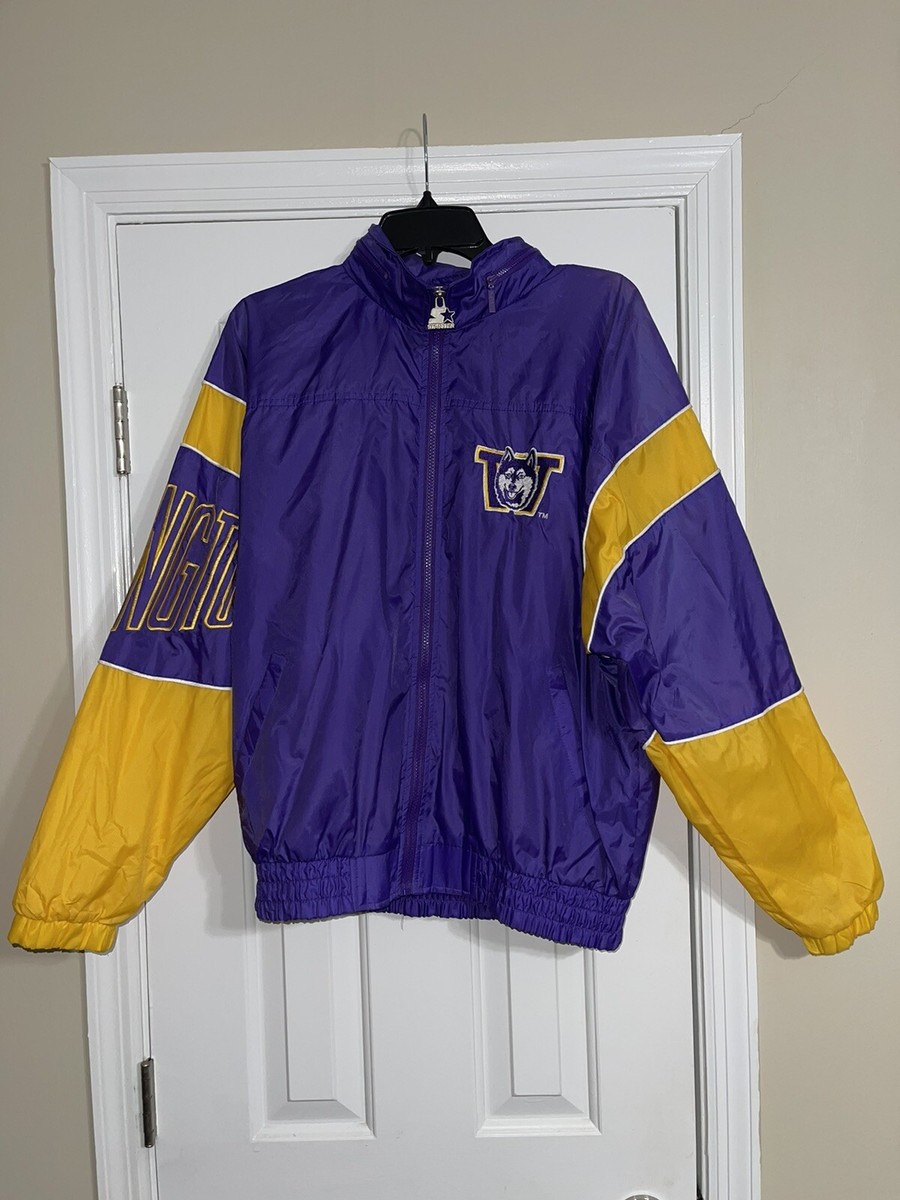 Vintage Washington Huskies Starter Jacket Size University Of