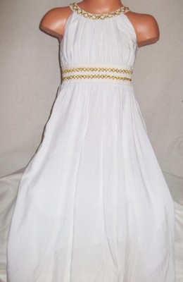 white grecian dress