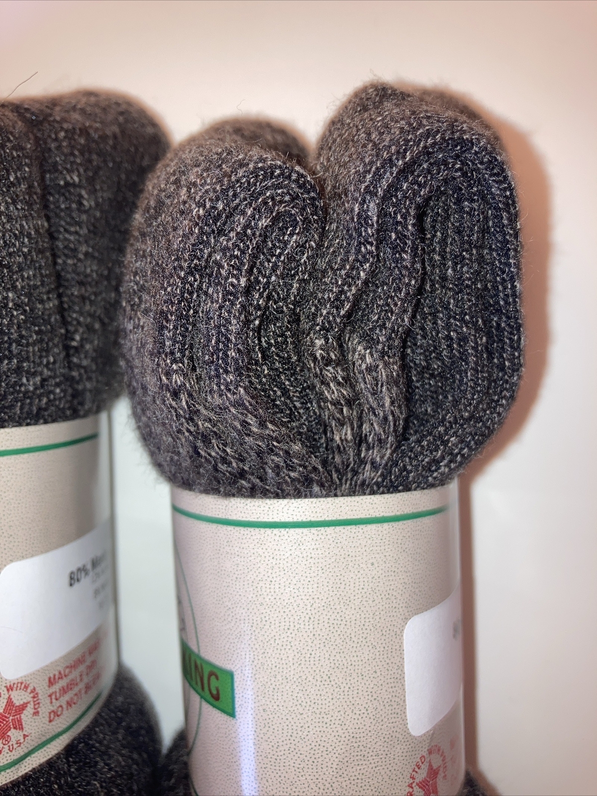 Loose Fitting Merino Wool Diabetic Socks 4 Pr. Durable American Quality