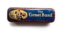 Antique Early C. A. Seydel Söhne Cornet Band Harmonica Tin Box
