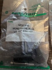 Neutrik NP3C stereo 1/4" phone plug - NEW