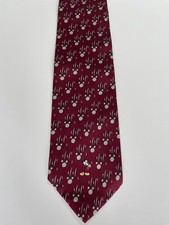 Vintage Disney Mickey Mouse Tie - 100% Silk Necktie - Made in USA - EUC