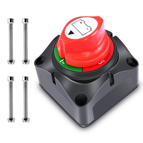 Battery Switch Isolator Cut Off Kill for Knob Marine Boat Camper Truck 12V 600 A - Picture 12 of 17