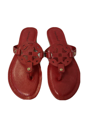 pierre dumas rose gold sandals