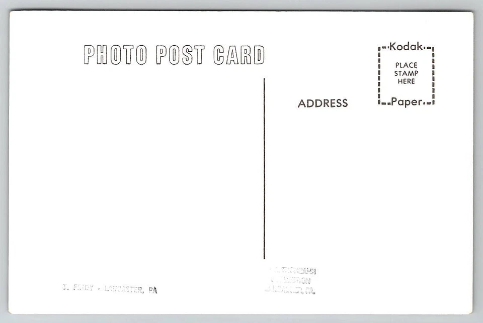 Ford Festival Patriotic Ad Trailer HC Thorbahn Lancaster PA J Fridy Postcard G44 - Image 2 of 2