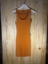GUESS Marciano Cut Out Body Con Rib Sweater Dress Size S