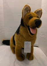 VTG 1997 Stuffins German Shepherd Plush 20" NWT Style 9084A K-9 Breed Tag Large