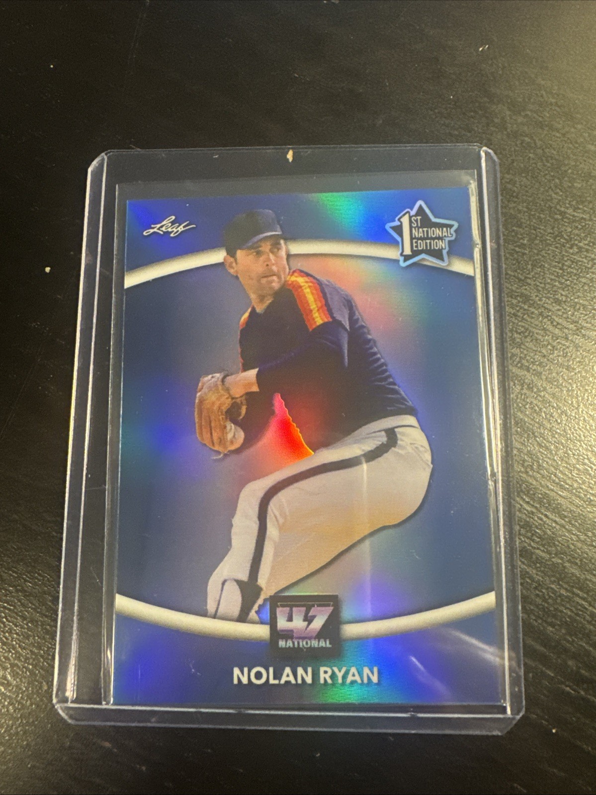 2026 Leaf CB47 1st Nolan Ryan 1st National Edition Blue Holo 3/20 SSP #16