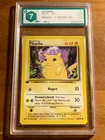 Pokemon Pikachu 58/102 Base Set 1st Edition Yellow Cheeks GRAAD 7