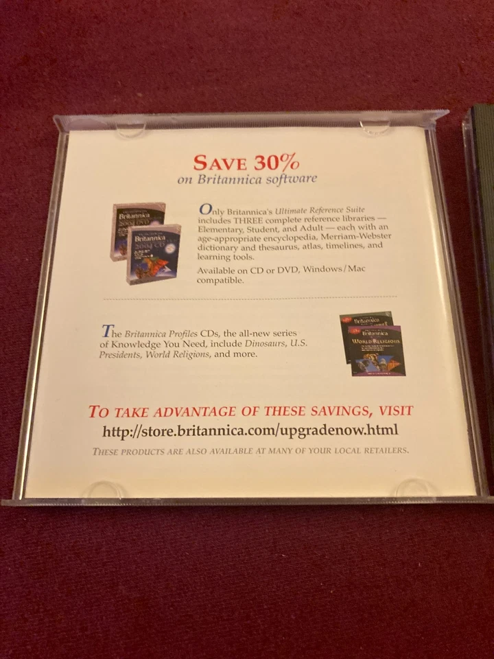 Concise Encyclopedia from Encyclopedia Britannica (CD-ROM, 2004) Win / Mac Foto 3 de 4