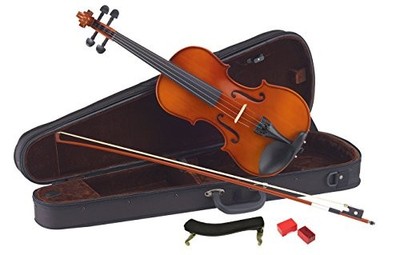 Carlo Giordano Violine Set schwarz VS-1 1/2