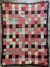 Handmade Crocheted Granny Square Afghan Blanket 15 Yrs Old 5x6 Multi Color