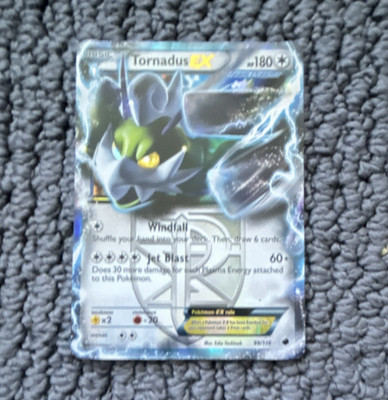 Pokemon TCG Tornadus EX Plasma Freeze 98/116 Full Art Holo Ultra Rare 180 HP EN