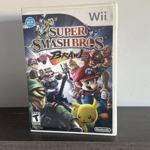 Super Smash Bros. Brawl (Nintendo Wii, 2008)  Tested.