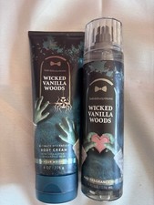 Bath  Body Works Wicked Vanilla Woods Fine Fragrance Body Mist  Cream