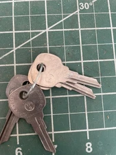 4 Keys Ro2 Ro8 Rockford National Cabinet Locks Uncut Key Blanks Locksmith