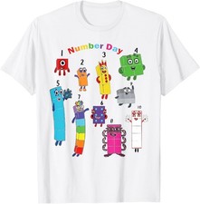 Numberblock Number Day Funny Happy Numbers T-Shirt