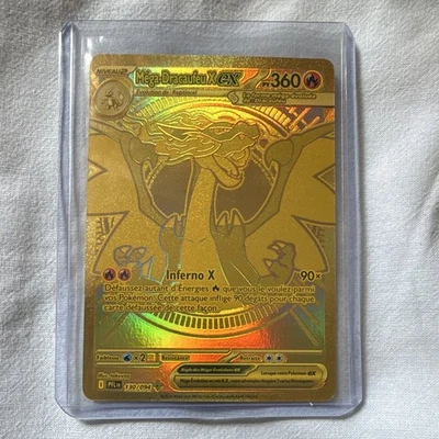 Pokémon JCC Mega-Dracaufeu X EX 360 PV 130/094 FR Holo Full Art - Photo 1/2