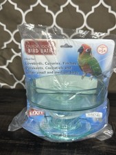 Quick Lock Bird Cage Bath for Lovebirds, Canaries, Finches, Parakeets, Cockatoos