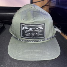 Columbia PFG Back Tack - Front Patch - Rope - SnapBack - Green **NEW WITH TAGS**
