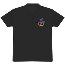 'Spooky Pumpkin' Adult Polo Shirt / T-Shirt PL022156 