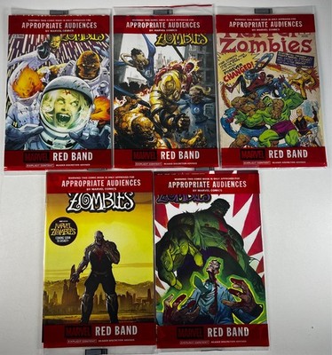 Marvel Zombies #1 Red Band (2025) 5 Cover Lot ~ Marvel Comics