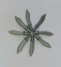 x 8 Timpo plastic Timpo Apache - Indian Bowie Trapper knives messer 1960/70s