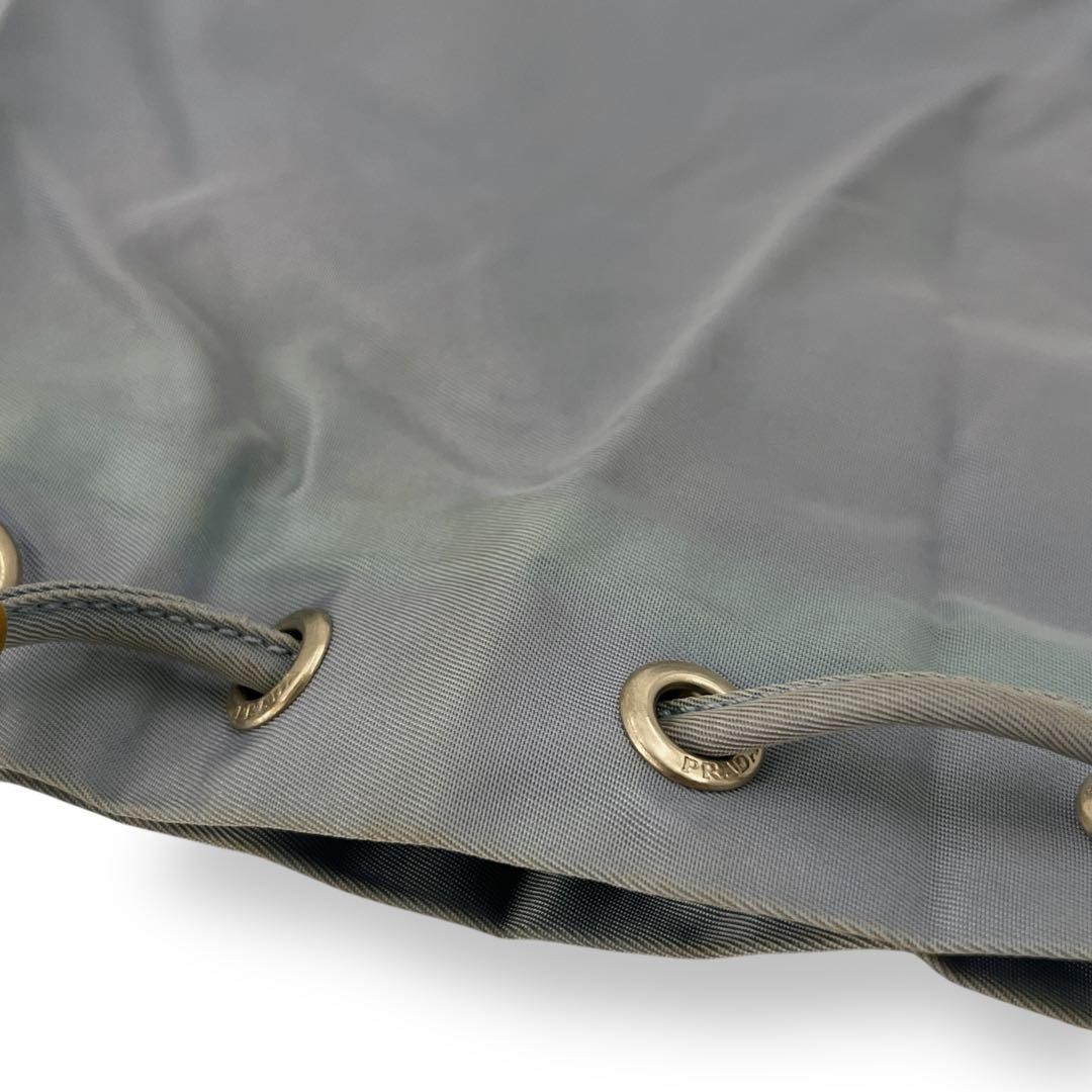 Prada Mini Pouch Triangle Logo Drawstring Cosmeti… - image 16