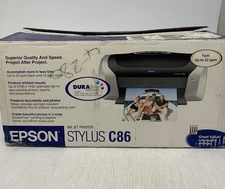 Epson Ink Jet Printer Stylus C86 (C11C574001) OPEN BOX
