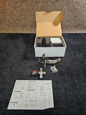 5Seconds 222011 Touch Free Bathroom Faucet with Temp Control - Brushed Nickel