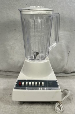 Hamilton Beach White 7 Speed Blender Model 600-6 Tested