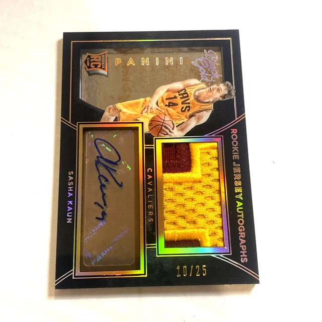 2015-16 Black Gold Rookie Jersey Autograph PRIME /25 SASHA KAUN #29 Auto RC!!