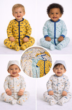 Baby Boy 3-6Months 12 Pieces set - Coverall Lot - Mixed Brands- NEW