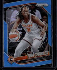 2025 Panini Prizm WNBA Carolina Blue Prizms Tina Charles #3 SN | Connecticut Sun