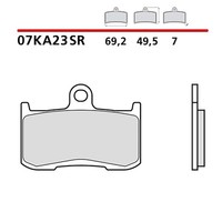 Brembo VORDERRADBREMSBELAGE-KIT FUR Kawasaki ZE Special Ed. ABS 16-COD. 07KA23SR