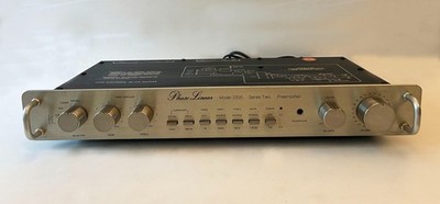 PHASE LINEAR Model 3300 Series Two Preamplifier 80's w/Rack Handles Made in USA