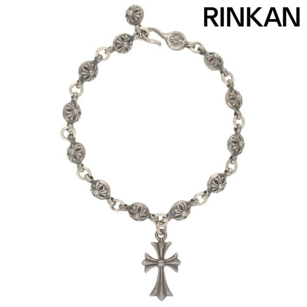 CHROME HEARTS Bracciale Uomo Cromo Cuori NO1 PALLA CH CROSS #1 Crossball Piccolo Argento Usato