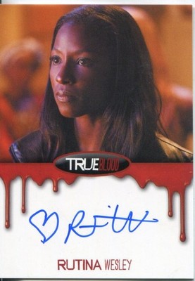 True Blood 2014 Collectors Set Autogrammkarte Rutina Wesley als Tara Thornton