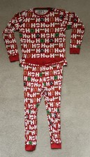 NEXT - 100% Baumwolle Weihnachten Pyjama, rot...
