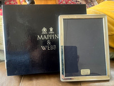 Mappin and Webb Sterling Silver  Photo frame 8 X 6” - With Box