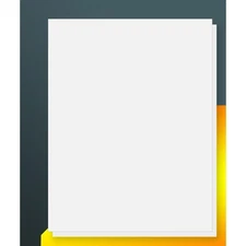 Full Sheet Label Sticker Paper 8.5 x 11 Inch for Laser and Inkjet Printers 500