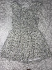 Hayden Girls Sz. L Floral Romper. Delicate, Comf, Pretty Outfit