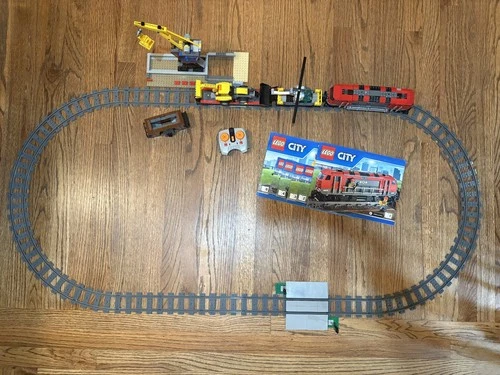 LEGO City Heavy-Haul Train 60098 In 2015 Used Retired As Is