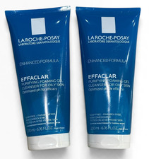 2PK La Roche Posay Effaclar Purifying Foam Gel Face Cleanser 6.76 oz EXP 03/28
